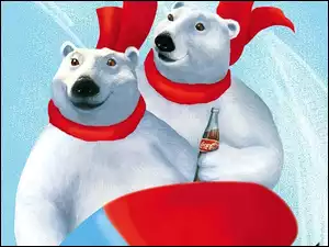 niedźwiadki, Boże Narodzenie, coca Cola