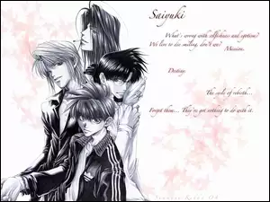 ludzie, Saiyuki, napisy