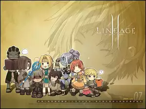 Lineage 2, miecz, postacie, komiks