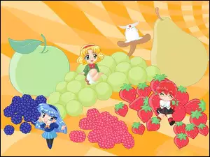 Postacie, Magic Knight Rayearth, Owoce, Kolory