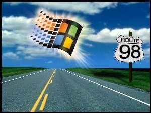 Drogowy, Logo, Szosa, Windows, Znak