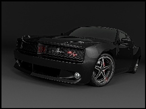 Czarny, Dodge Charger