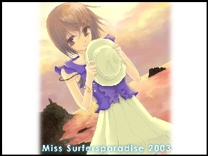 skały, Miss Surfersparadise, kapelusz