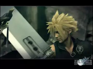 osoba, miecz, Ff 7 Advent Children