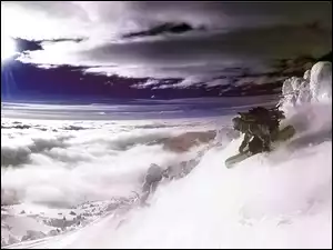 Śnieg, Snowbording