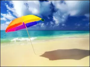 Parasolka, Morze, Plaża