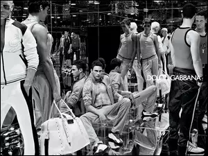 lustro, Dolce And Gabbana, torba, mężczyźni, spodnie