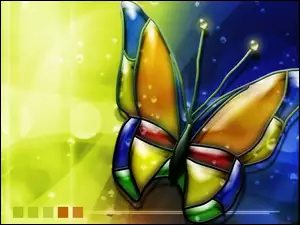 Kolorowy, Motyl