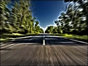 Fractalius, Droga, Grafika