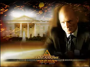 National Treasure 2 - The Book Of Secrets, dom, Ed Harris, biały