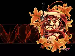 Walcząca, Shakugan No Shana, Dziewczyna, Kwiaty