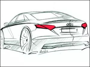 Audi A7, Szkic