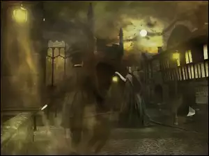 Stare, Mężczyzna, Miasto, Kobieta