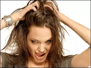 Włosy, Angelina Jolie, Ręce