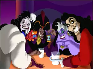 Charaktery, Disney, Czarne