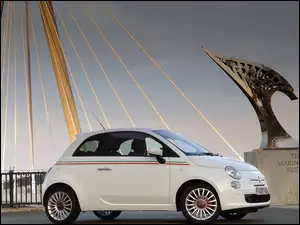 Biały, Fiat 500