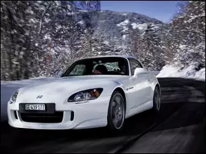 Droga, Honda S 2000, Zima
