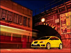 Żółty, Seat Leon Cupra R