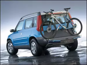Rowerowy, Skoda Yeti, Bagażnik