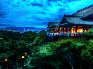 Wzgórze, Japonia, Świątynia, Kyoto