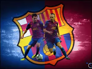 Lionel Messi 
, FC Barcelona, Andres Iniesta