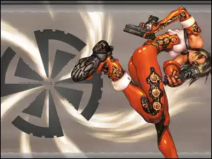 pistolety, Masamune Shirow, postać