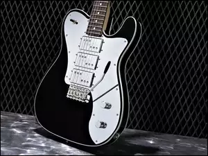 Gitara, Czarno, Biała