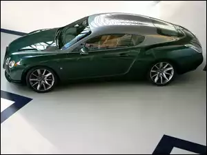 Coupe, Zielony, Bentley GTZ Zagato