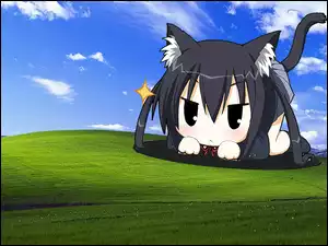 K-On!, Chibi, Windows XP