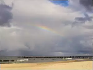 Plaża, Tęcza