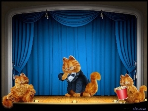 Kot, Filmowa, Garfield, Postać