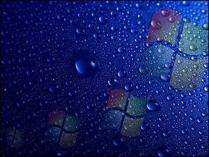 Windows, Woda, Krople