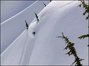 Snowbording, Góry, Stok