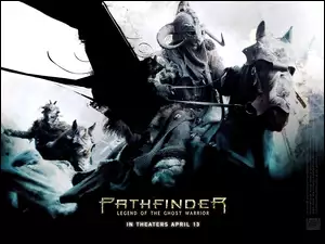 jeździec, Pathfinder, hełm, koń, rogi