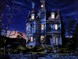 Halloween, straszny dom