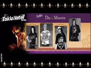 czaszki, Tokio Hotel, Feliz