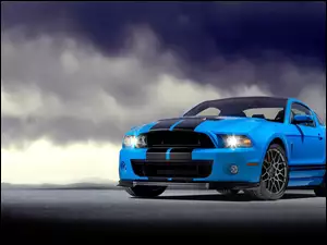 Ford Mustang, Chmury, Shelby, GT-R500