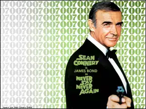 Sean Connery, czarny garnitur