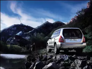 Wędkarz, Subaru, Forester