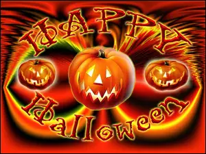 Halloween, trzy dynie