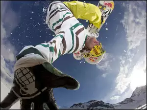Akrobacje, Zima, Snowbord