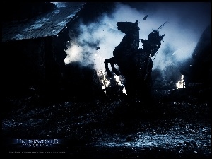 Underworld, koń, dym