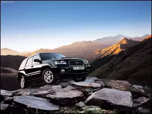 Skały, Subaru, Forester