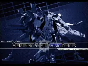roboty, Neon Genesis Evangelion, postacie