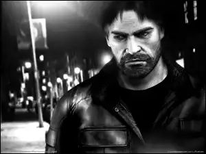 Splinter Cell Double Agent, mężczyzna, kurtka, broda, skórzana