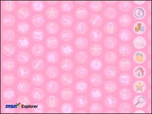 domek, Programy MSN, zegar, logo, monety