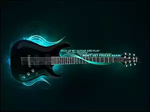 Napisy, Gitara, Elektryczna