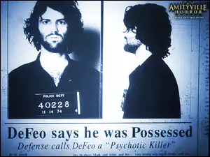 The Amityville Horror, mężczyzna, zabójca, poszukiwany