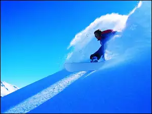 Snowbordzie, Zjazd, Na
