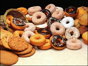 Pączki, Ciasteczka, Babeczki
